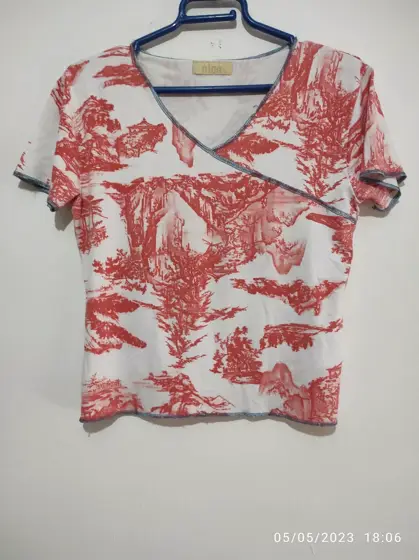 Camiseta manga corta Nina talla L ver medidas