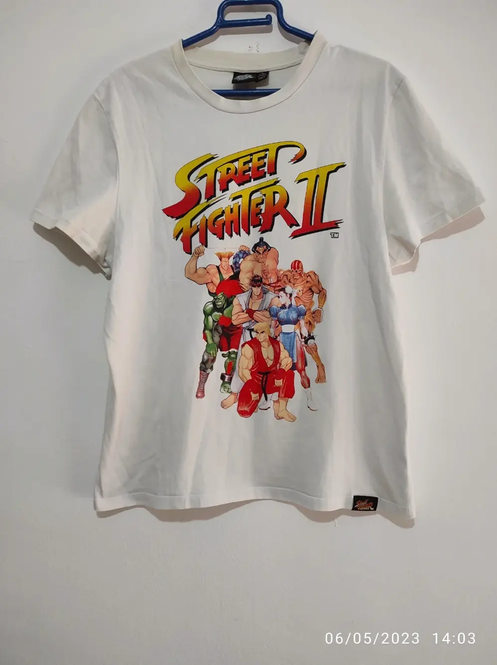 Camiseta manga corta Street Fighter 2 talla M
