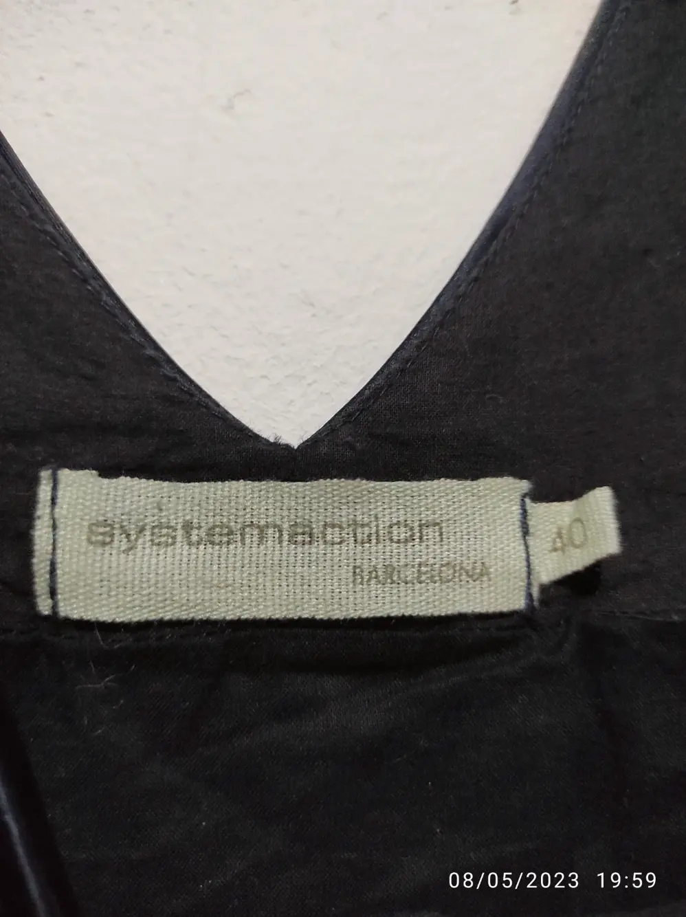 Vestido satinado systemaction Barcelona talla 40, foto 5
