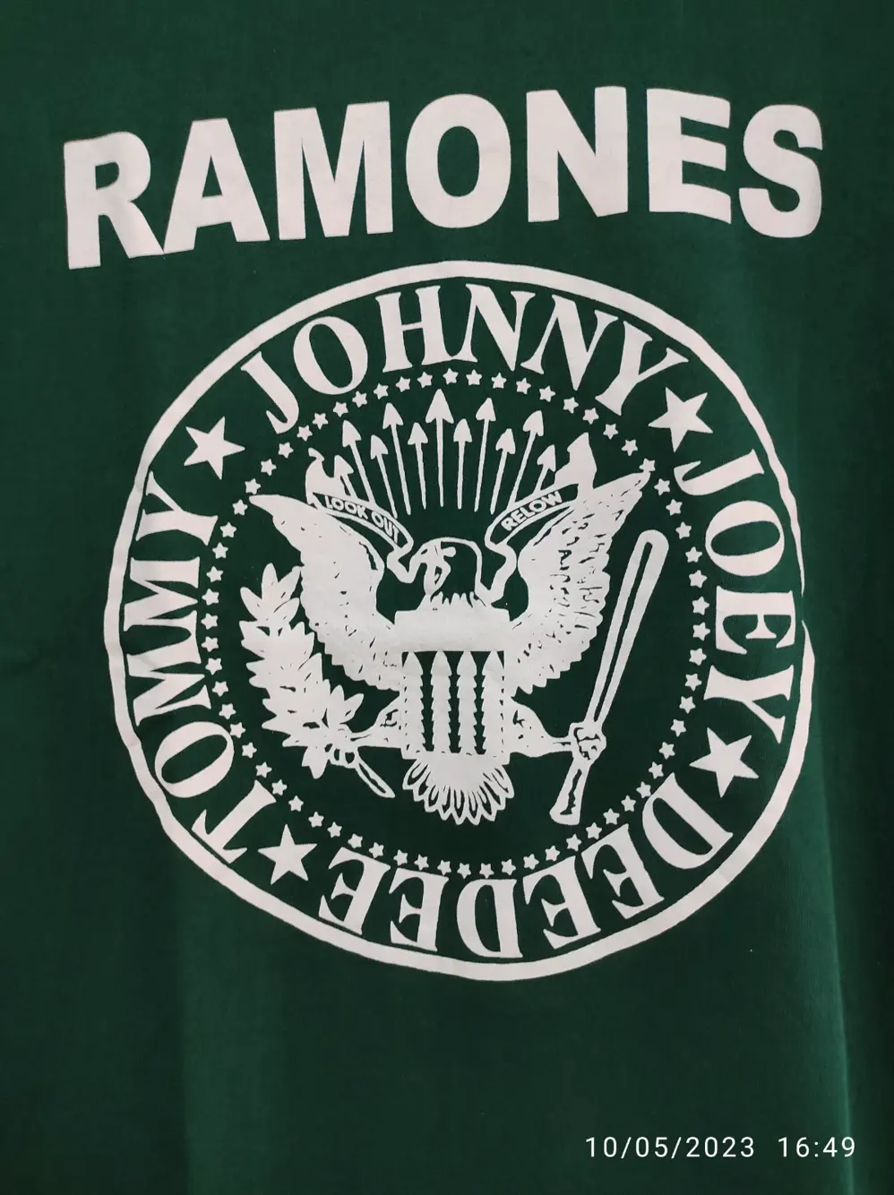 Camiseta manga corta Ramones talla S, foto 2
