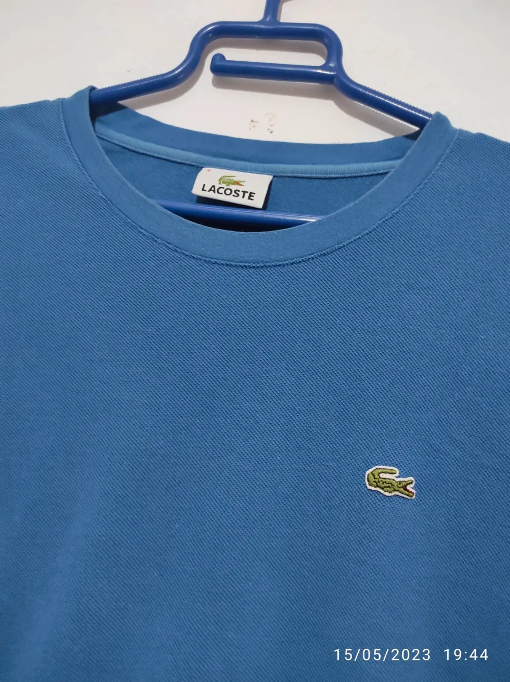 Camiseta manga corta Lacoste talla 4 sirve para M/L ver medidas, foto 3
