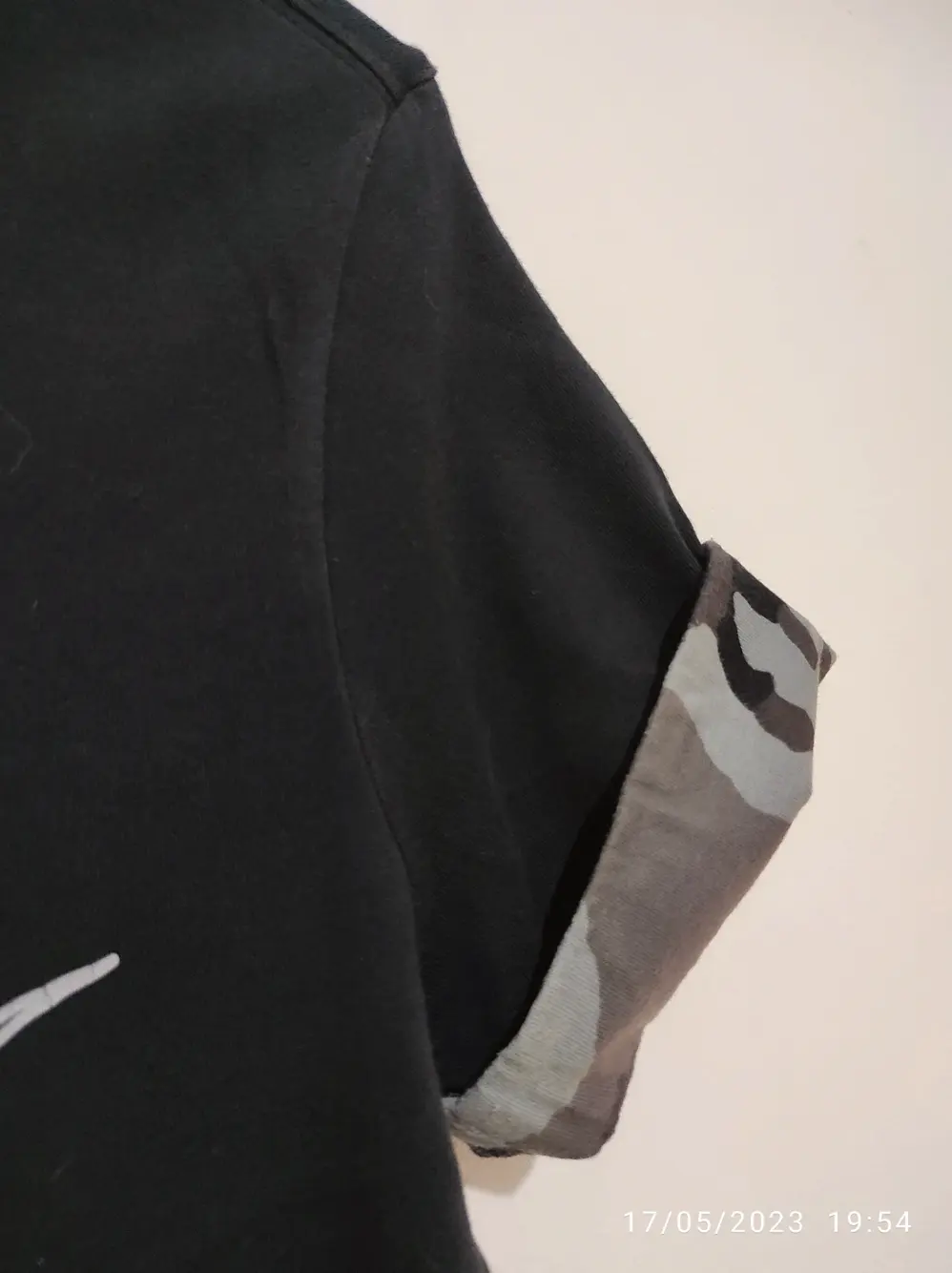Camiseta manga corta Nike Black camo talla S unisex, foto 2