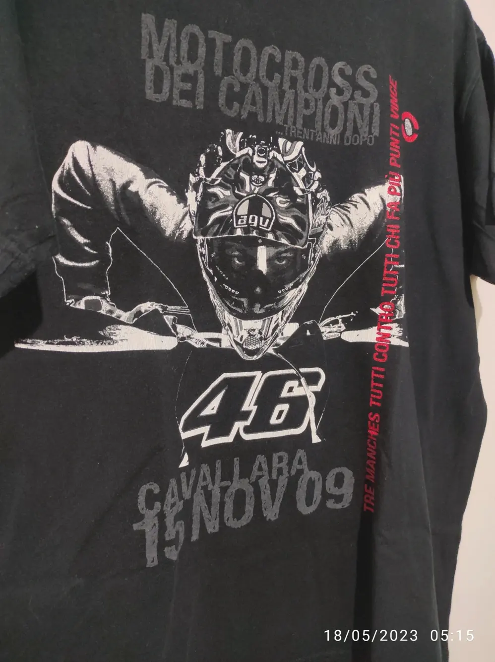 Camiseta manga corta Valentino Rossi 46 talla M, foto 2