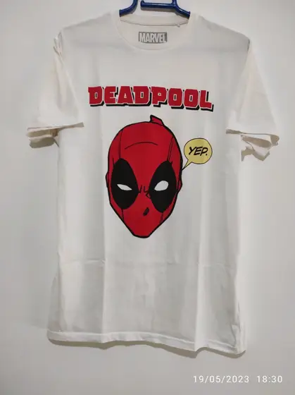 Camiseta manga corta Deadpool Marvel talla M