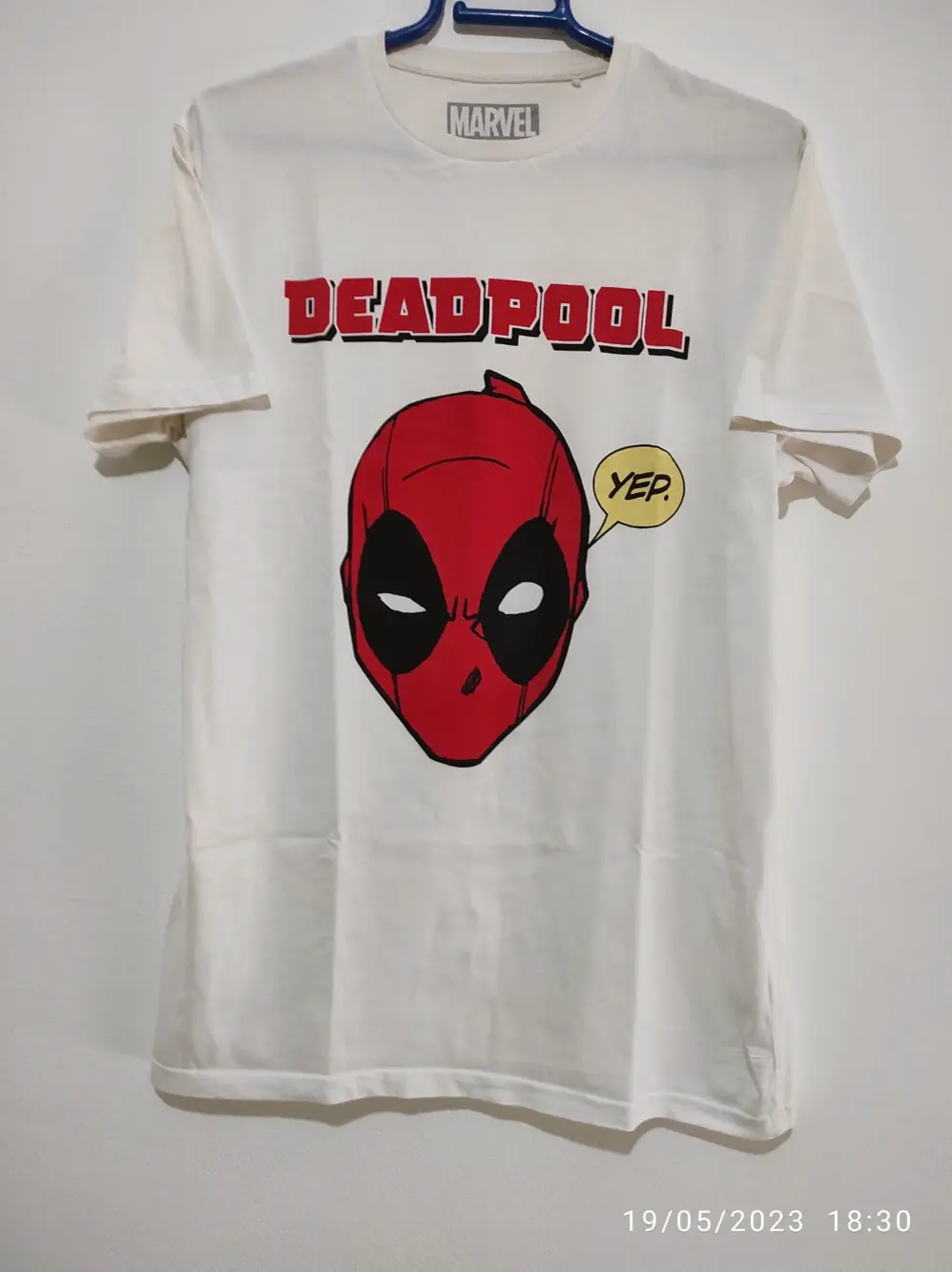 Camiseta manga corta Deadpool Marvel talla M