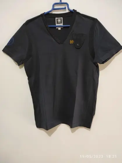 Camiseta manga corta G-star raw talla M sirve para S ver medidas