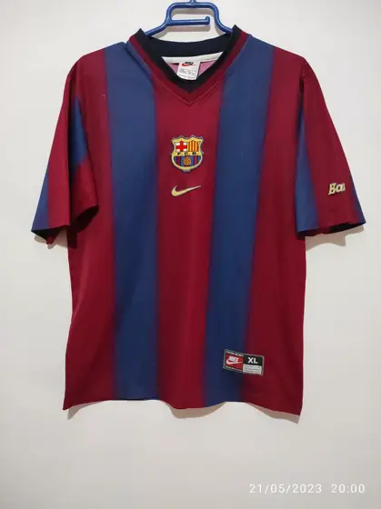 Camiseta vintage Fc Barcelona temporada 98/99 Nike talla S ver medidas