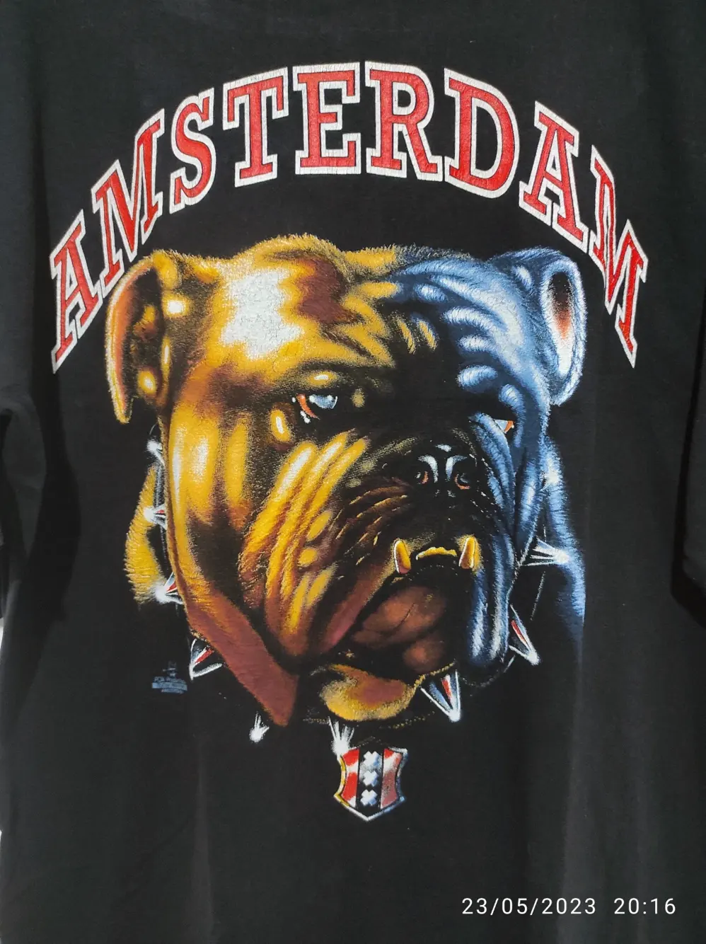 Camiseta vintage Bulldog Amsterdam talla L, foto 4