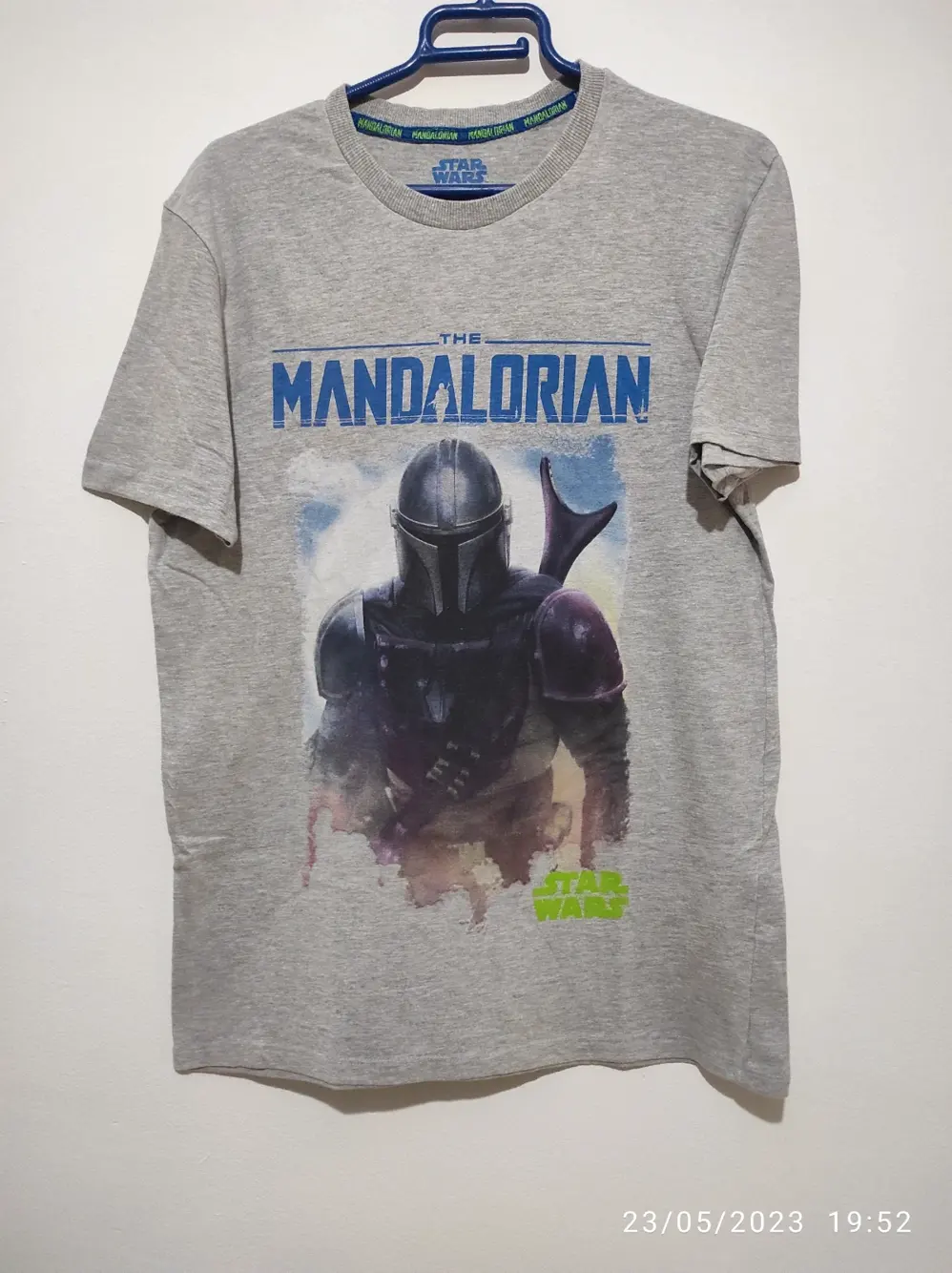 Camiseta manga corta Star wars Mandalorain talla S