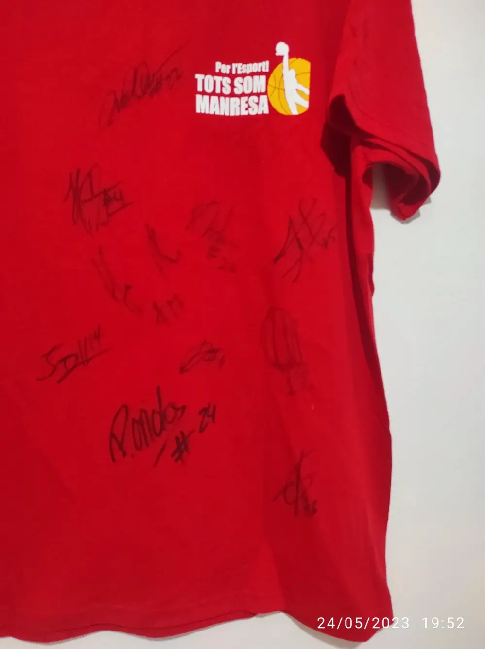 Camiseta manga corta Basquet Manresa talla L, foto 2