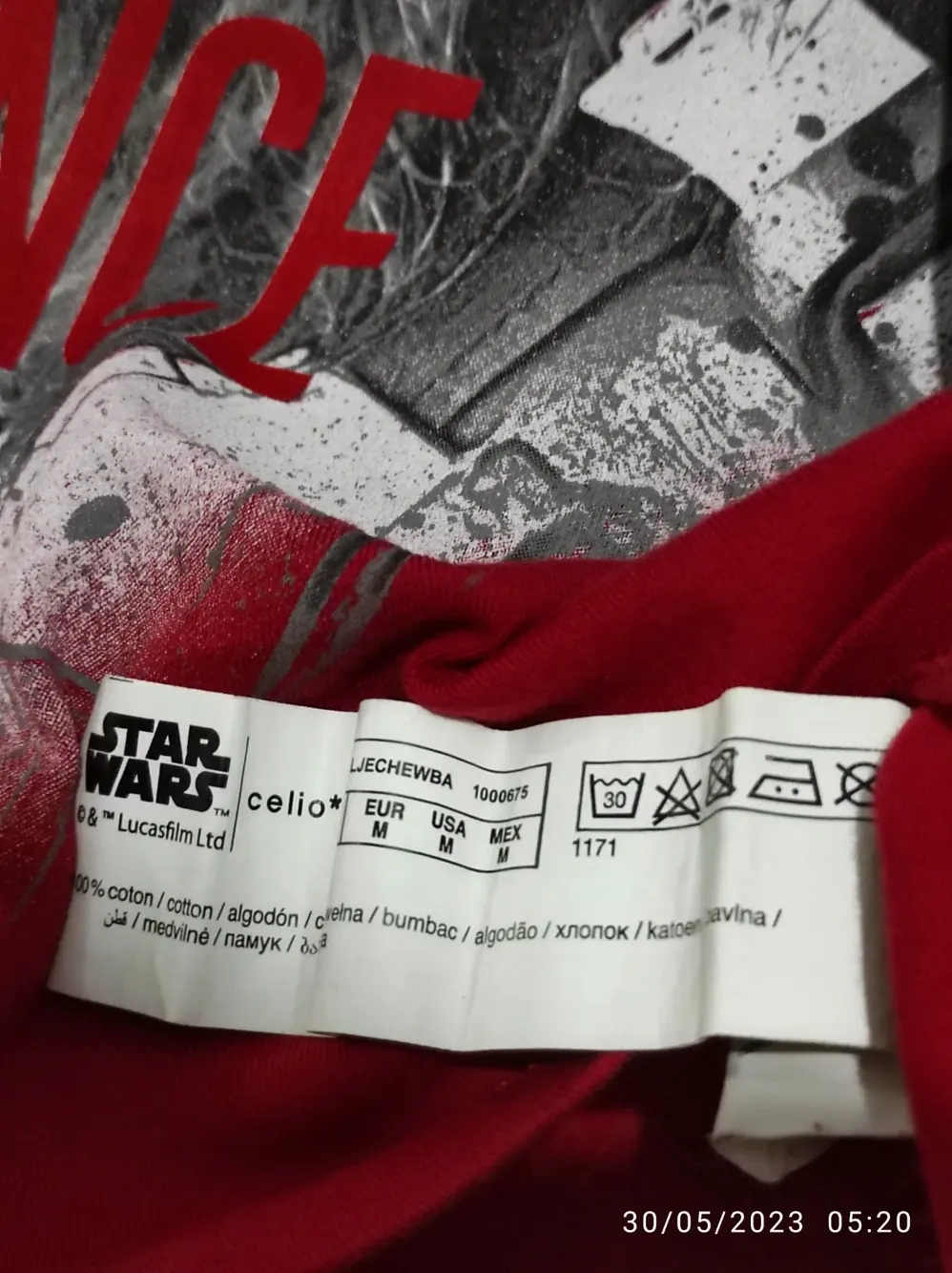 Camiseta manga corta Chewbacca Star wars by celio, foto 5