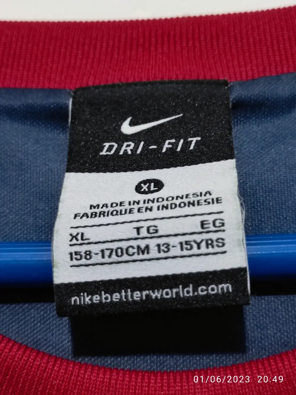 Camiseta Fc Barcelona Nike temporada 2012/2013 talla 15 años sirve para S ver medidas, foto 5