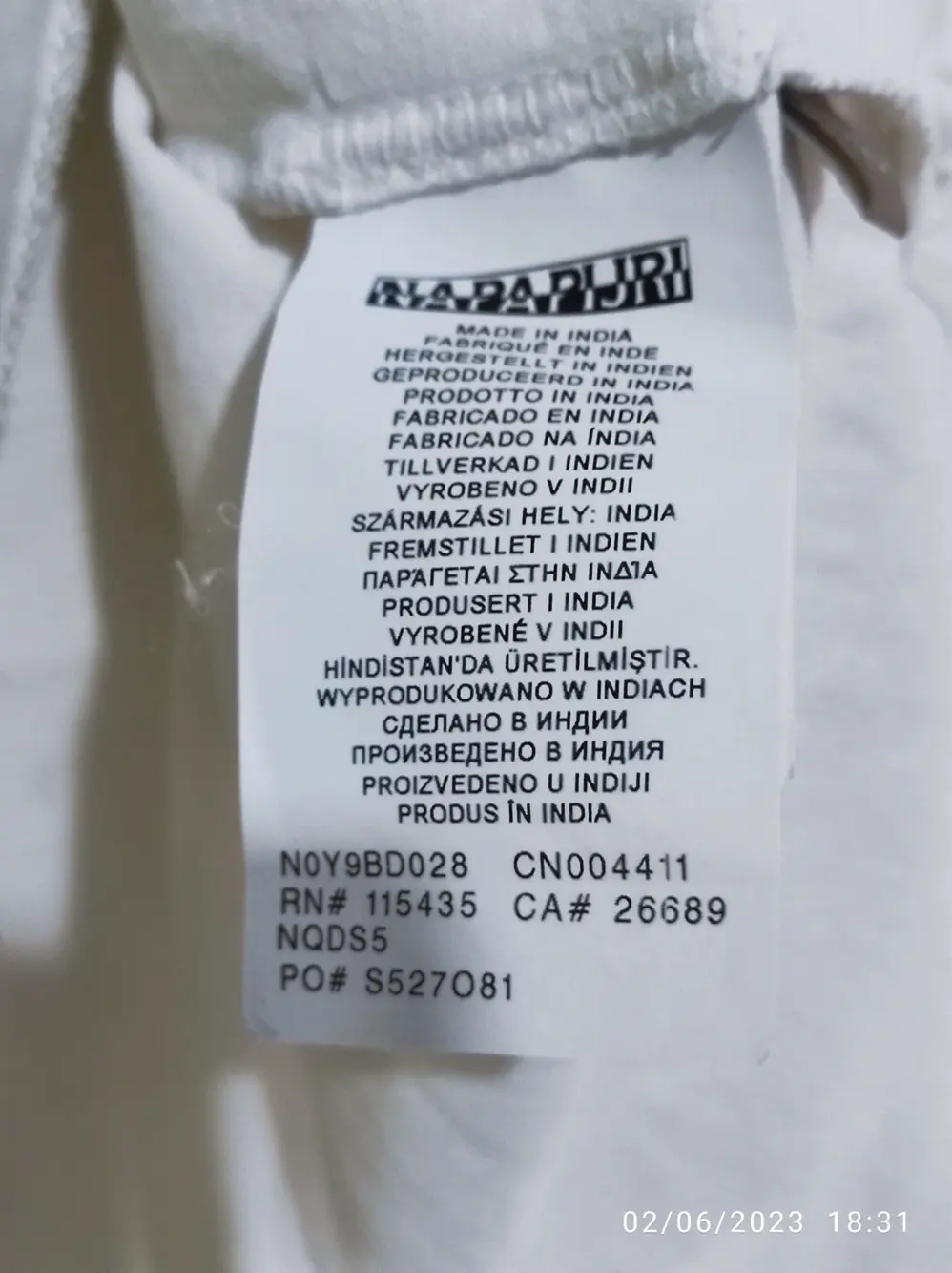 Polo manga corta Napapijri talla XL ver medidas, foto 5