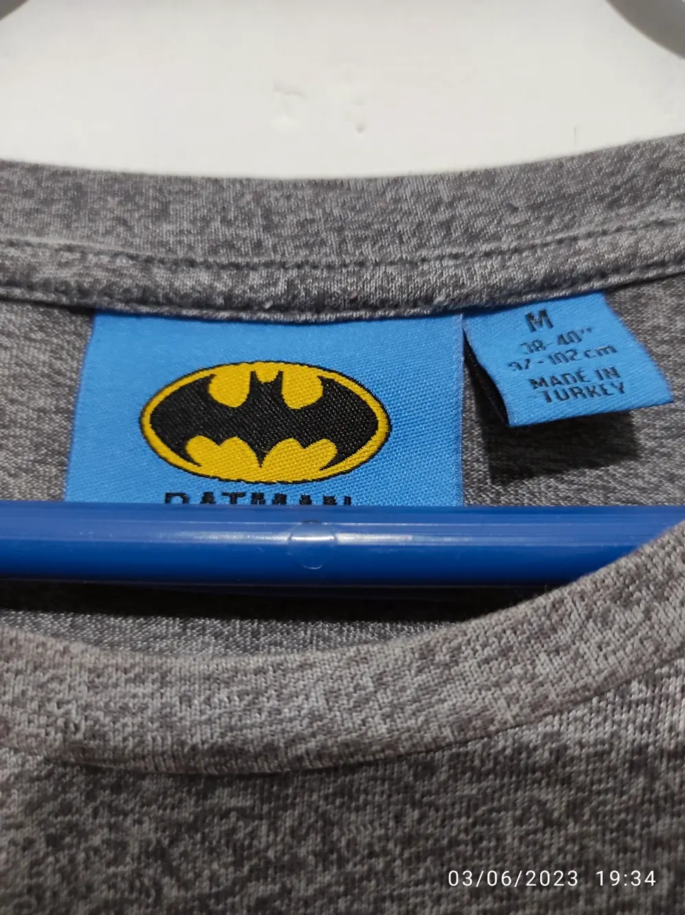Camiseta manga corta Batman talla M, foto 2