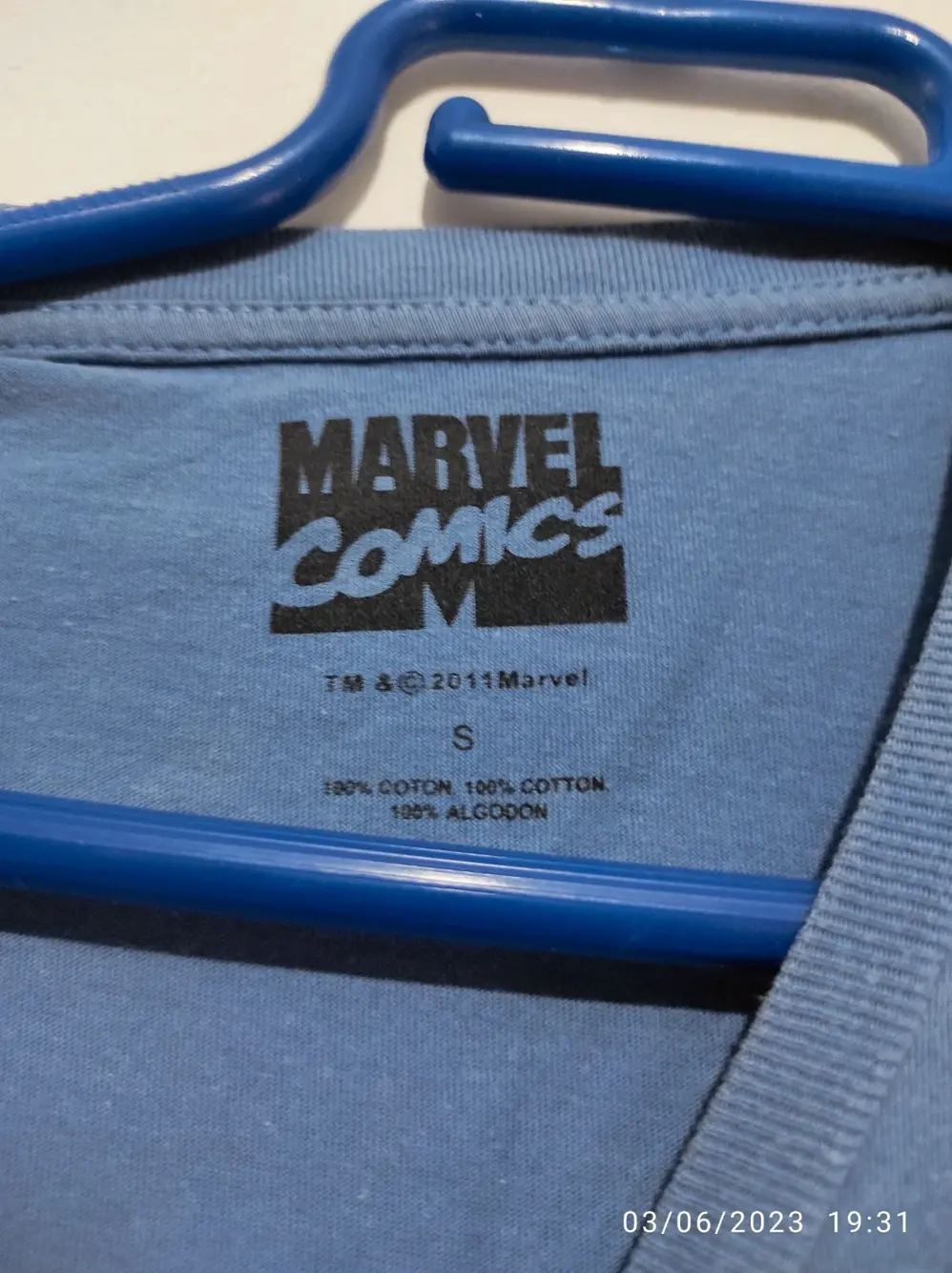 Camiseta manga corta Captain America talla S Marvel comics, foto 3