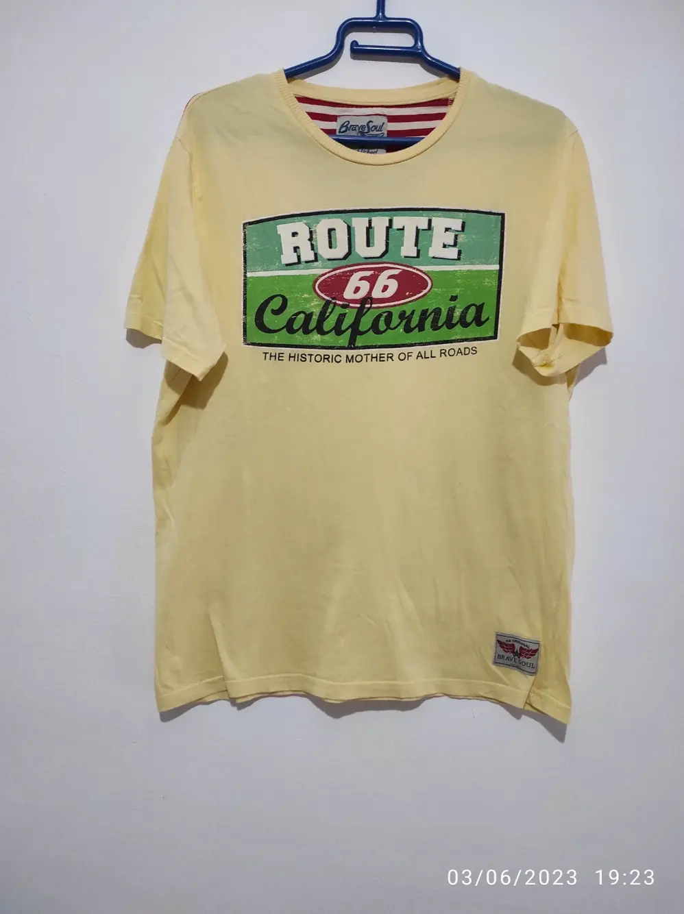 Camiseta manga corta Route 66 Brave Soul talla L