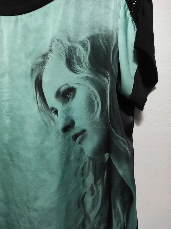 Camiseta manga corta censured Cris talla L, foto 2