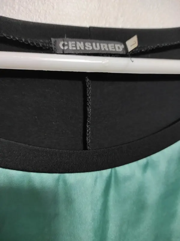 Camiseta manga corta censured Cris talla L, foto 3