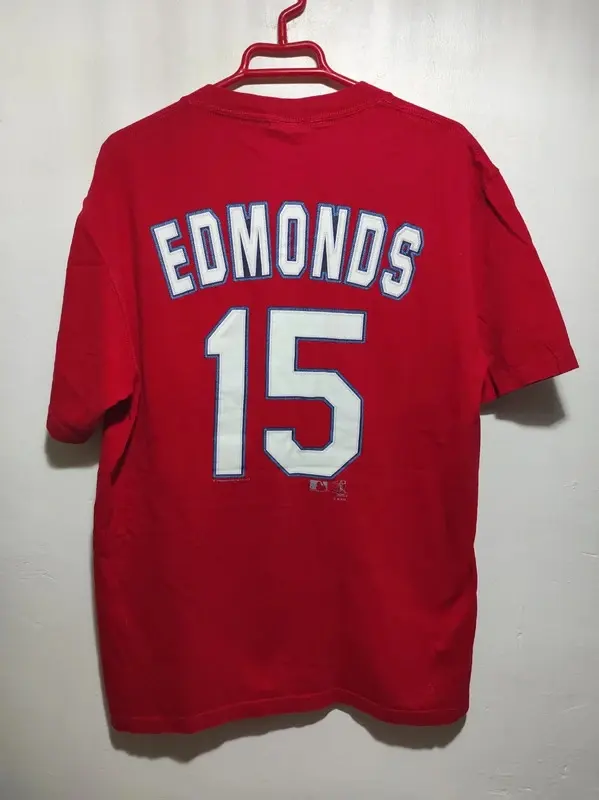 Camiseta manga corta Beisbol Cardinals Edmonds 15 Lee Sports talla M/L, foto 4