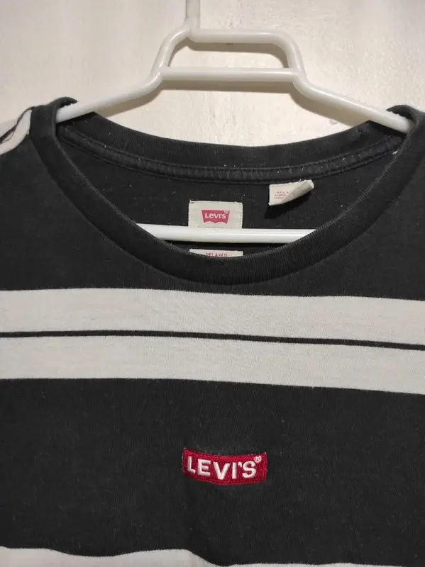 Camiseta a rayas manga corta Levi's Strauss talla S pero sirve para M, foto 3