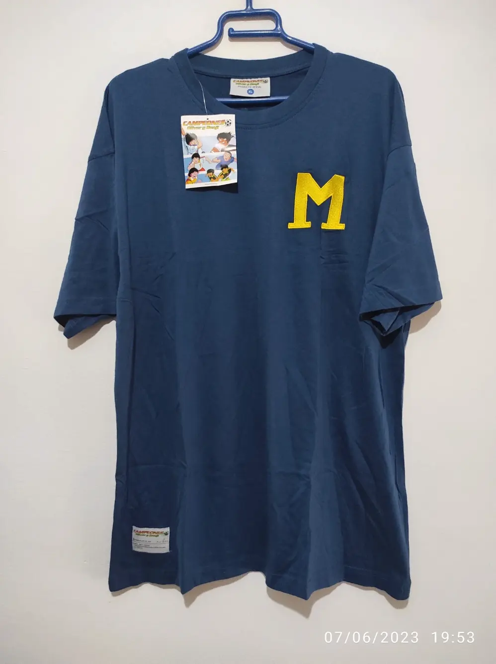 Camiseta Campeones Oliver y Benji Mellow talla XL
