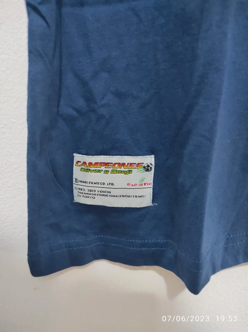 Camiseta Campeones Oliver y Benji Mellow talla XL, foto 2