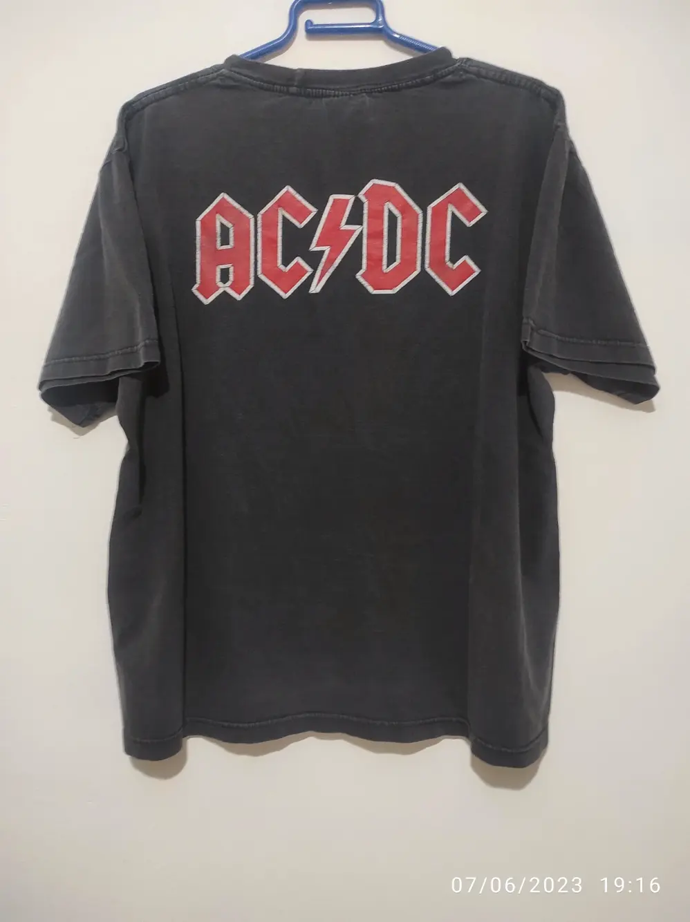 Camiseta vintage AC/DC Public enemy talla L, foto 5