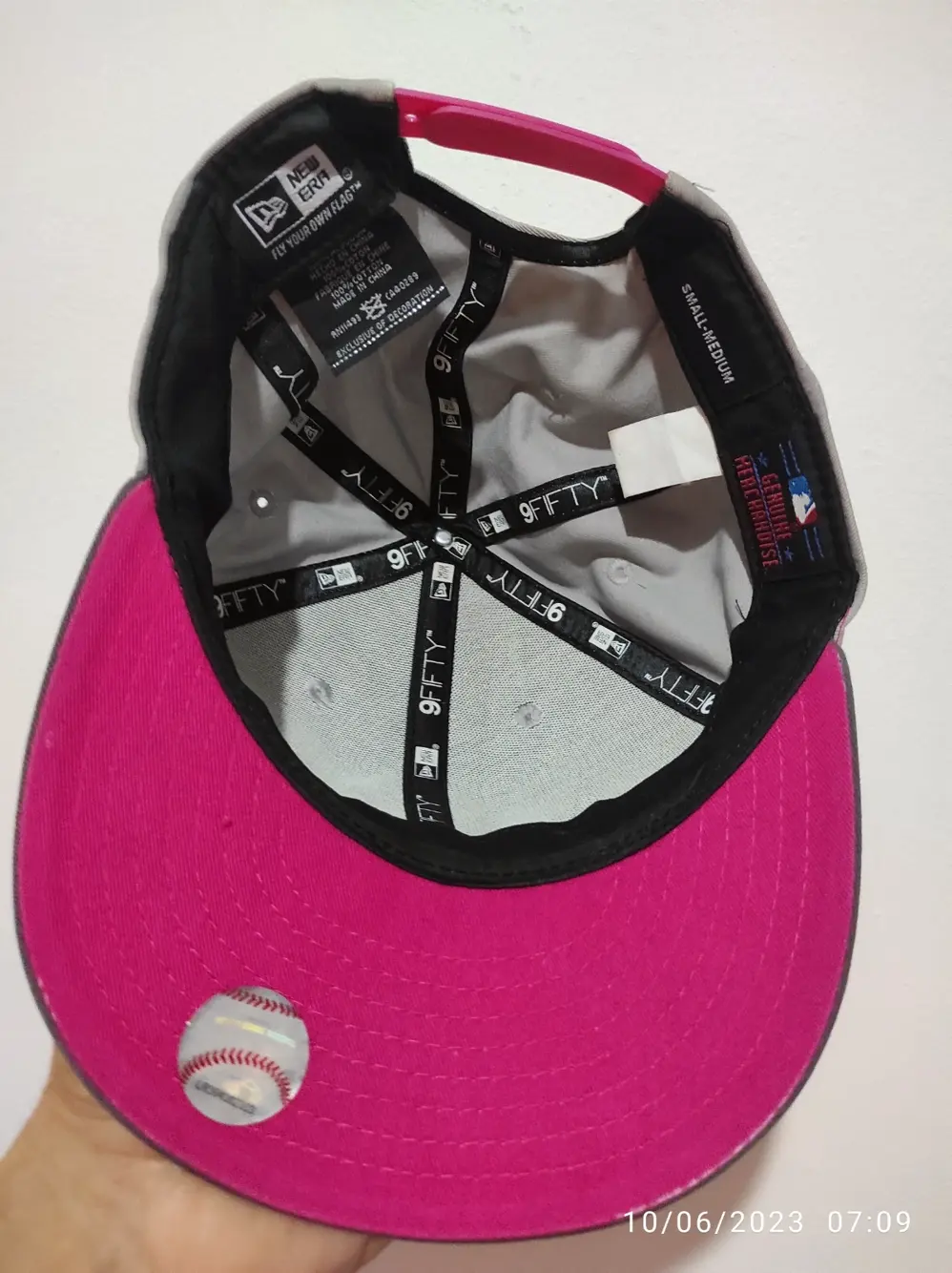 Gorra New York yankees New era 9 fifty talla S/M ajustable adulto unisex, foto 5