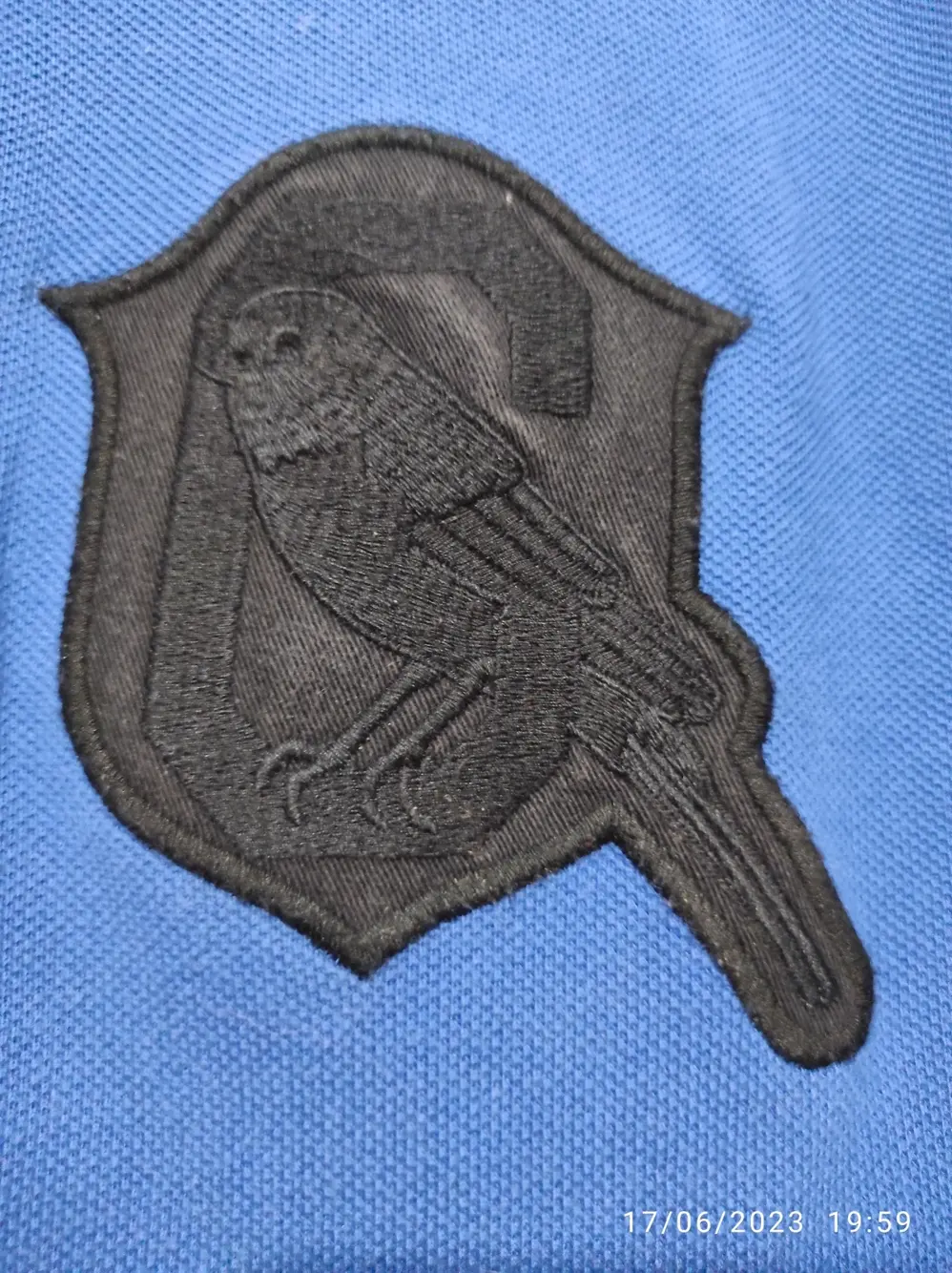 Polo manga corta Nike Italia Preto e Azul 13 talla XL, foto 3