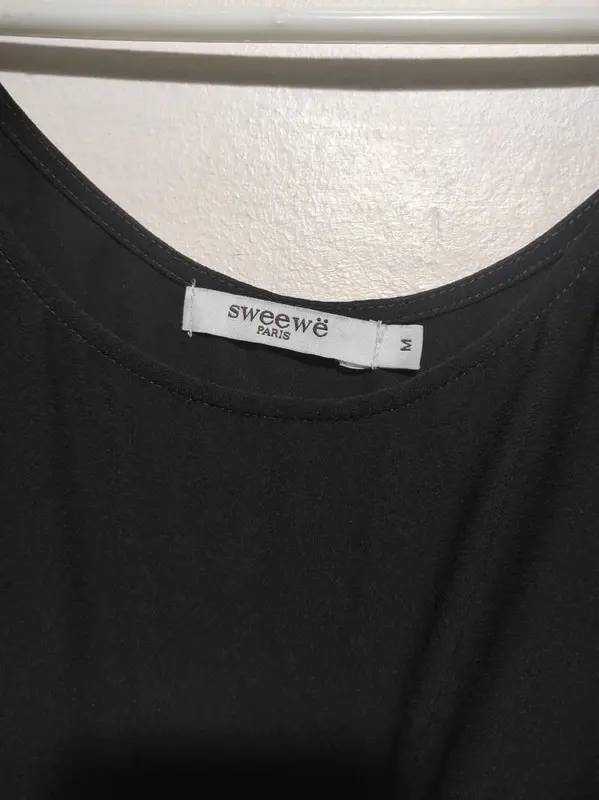 Vestido negro de verano Sweewe talla M, foto 2