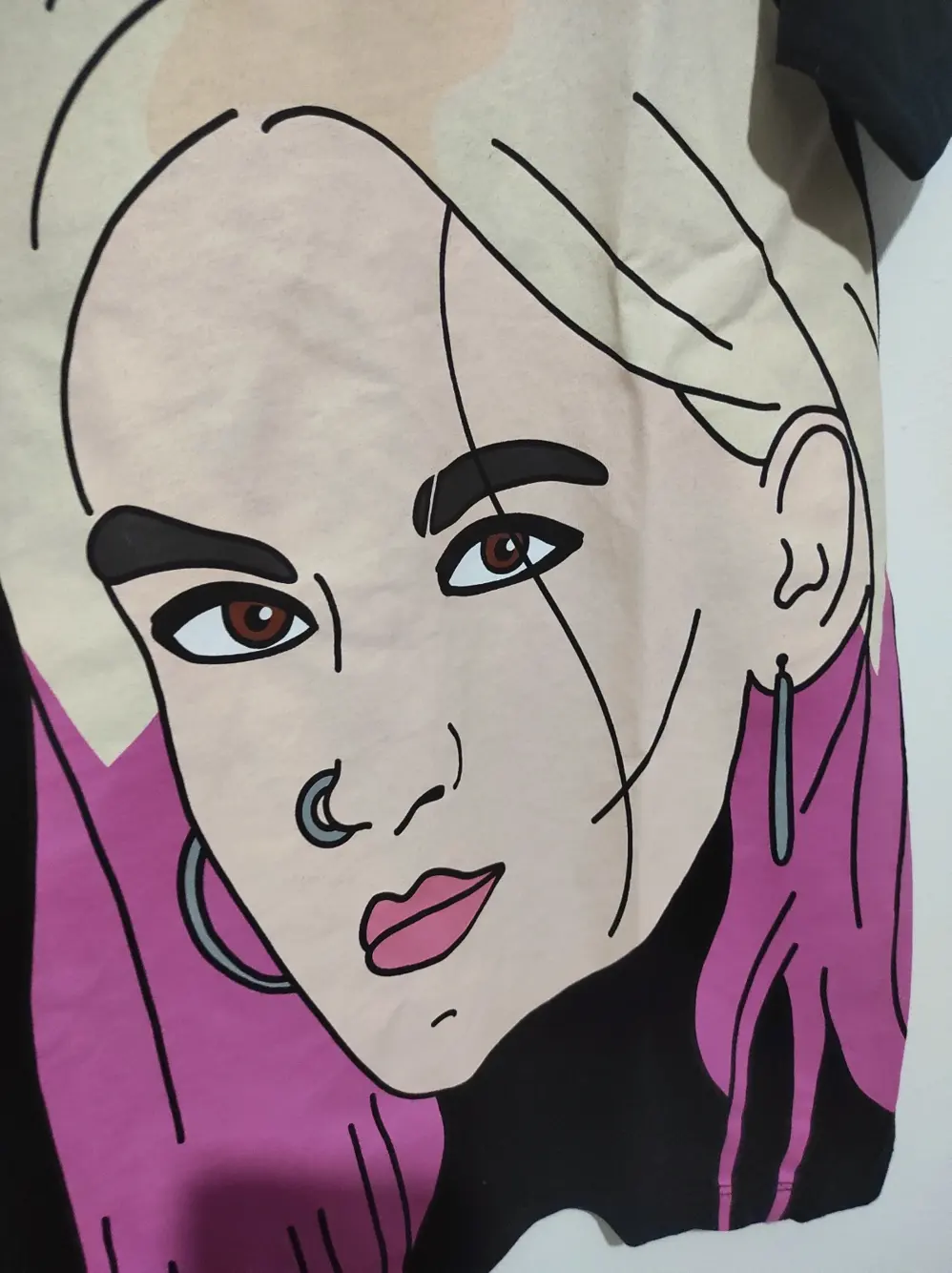 Camiseta manga corta Fierce sex education Netflix talla xs, foto 3