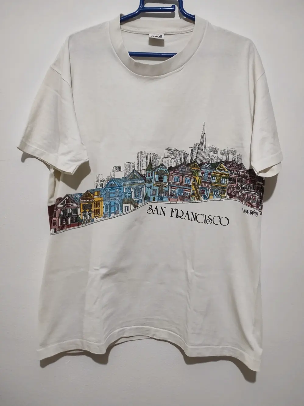 Camiseta vintage Sant Francisco san segal talla L Anvil