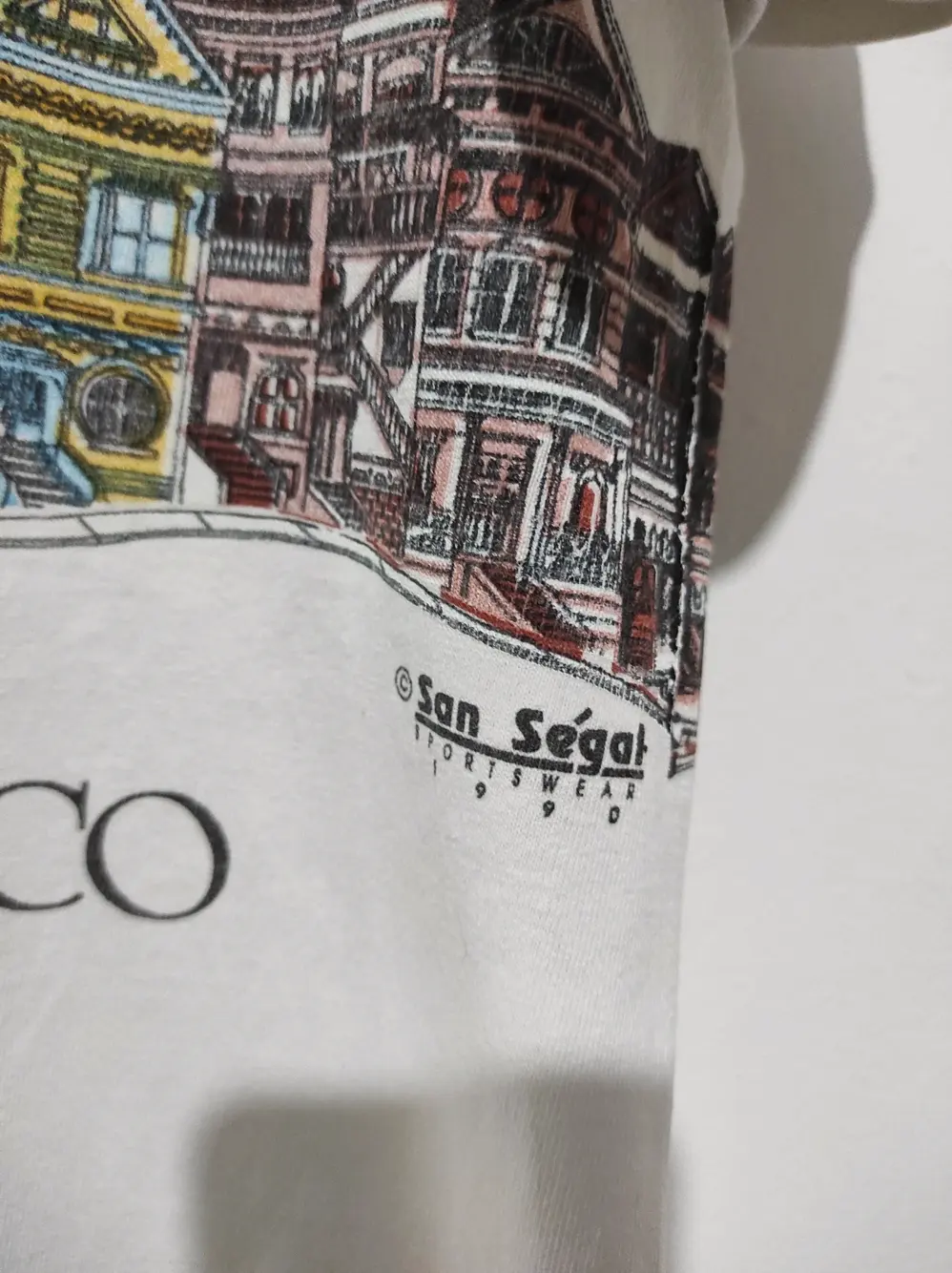 Camiseta vintage Sant Francisco san segal talla L Anvil, foto 2