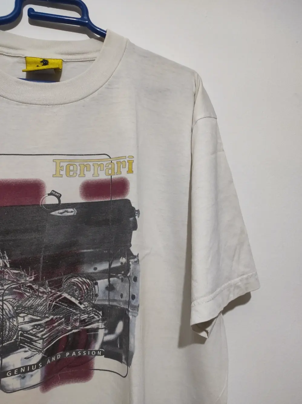 Camiseta vintage Ferrari talla XL, foto 4