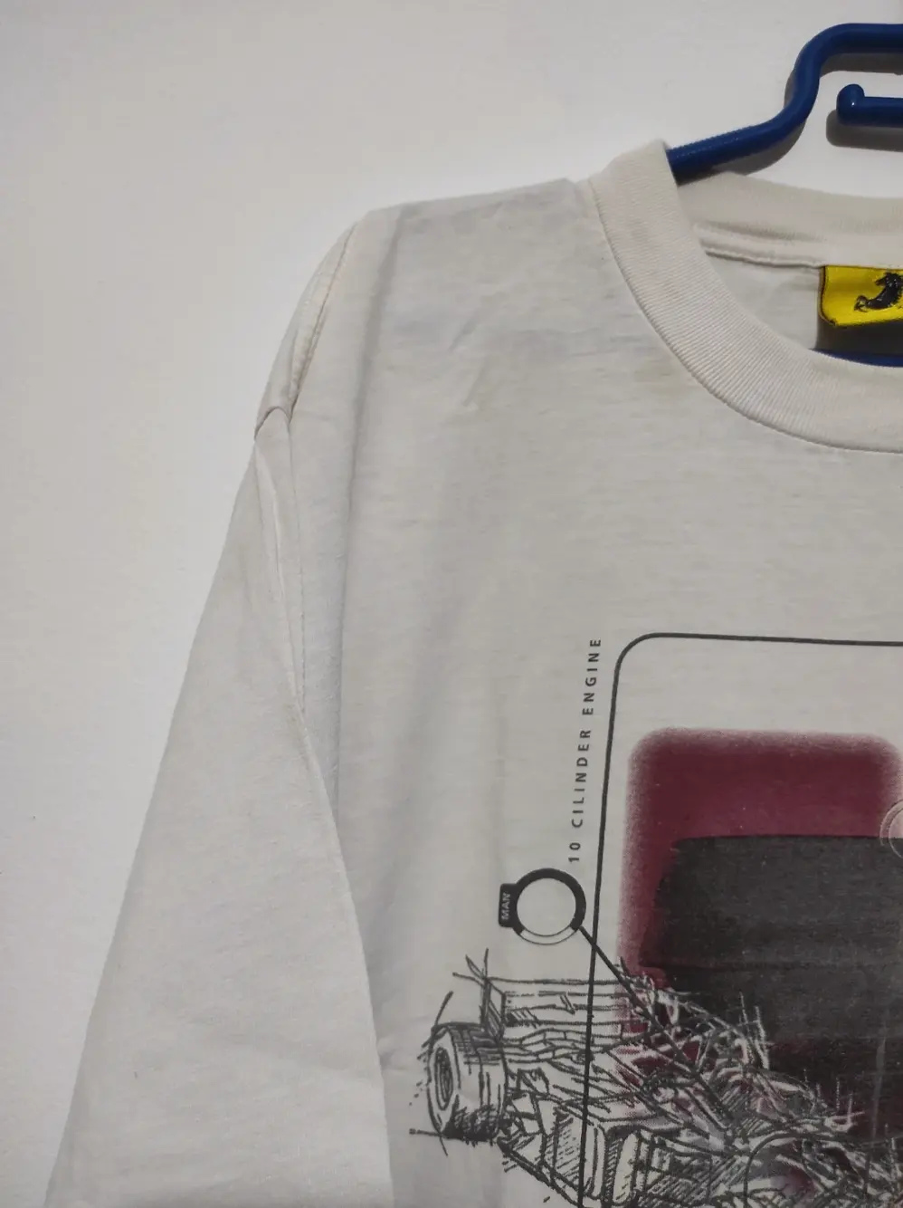 Camiseta vintage Ferrari talla XL, foto 5