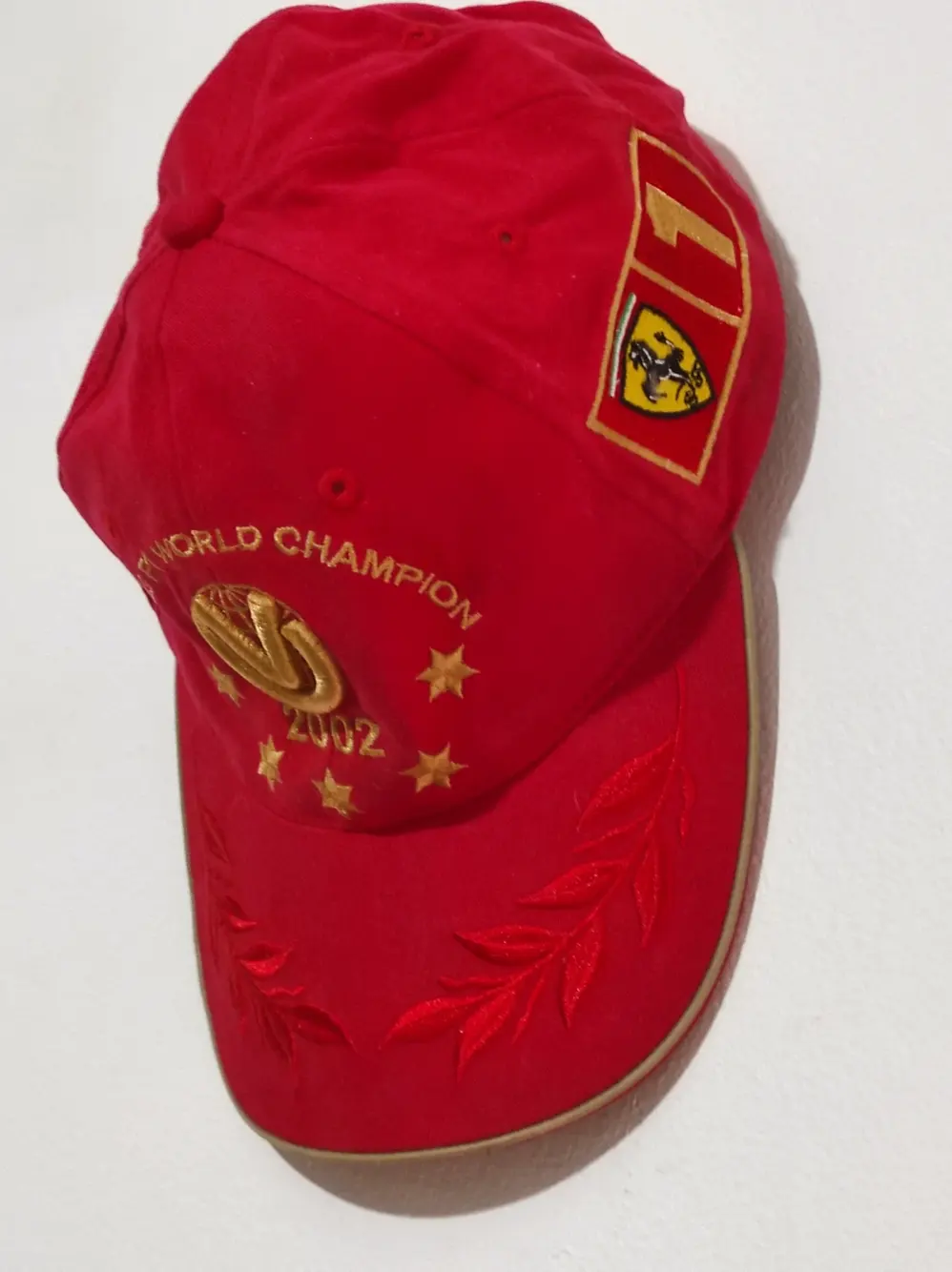 Gorra vintage Ferrari Schumacher 2002 talla unica ajustable adulto unisex, foto 4