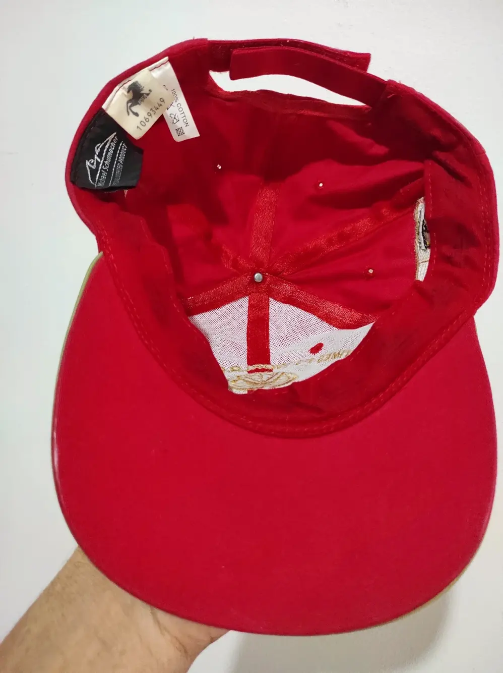 Gorra vintage Ferrari Schumacher 2002 talla unica ajustable adulto unisex, foto 5