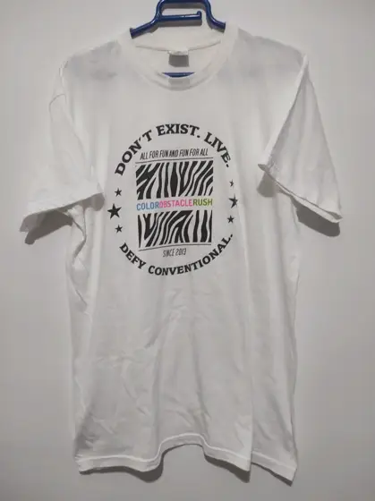 Camiseta color obstacle rush B&C talla M