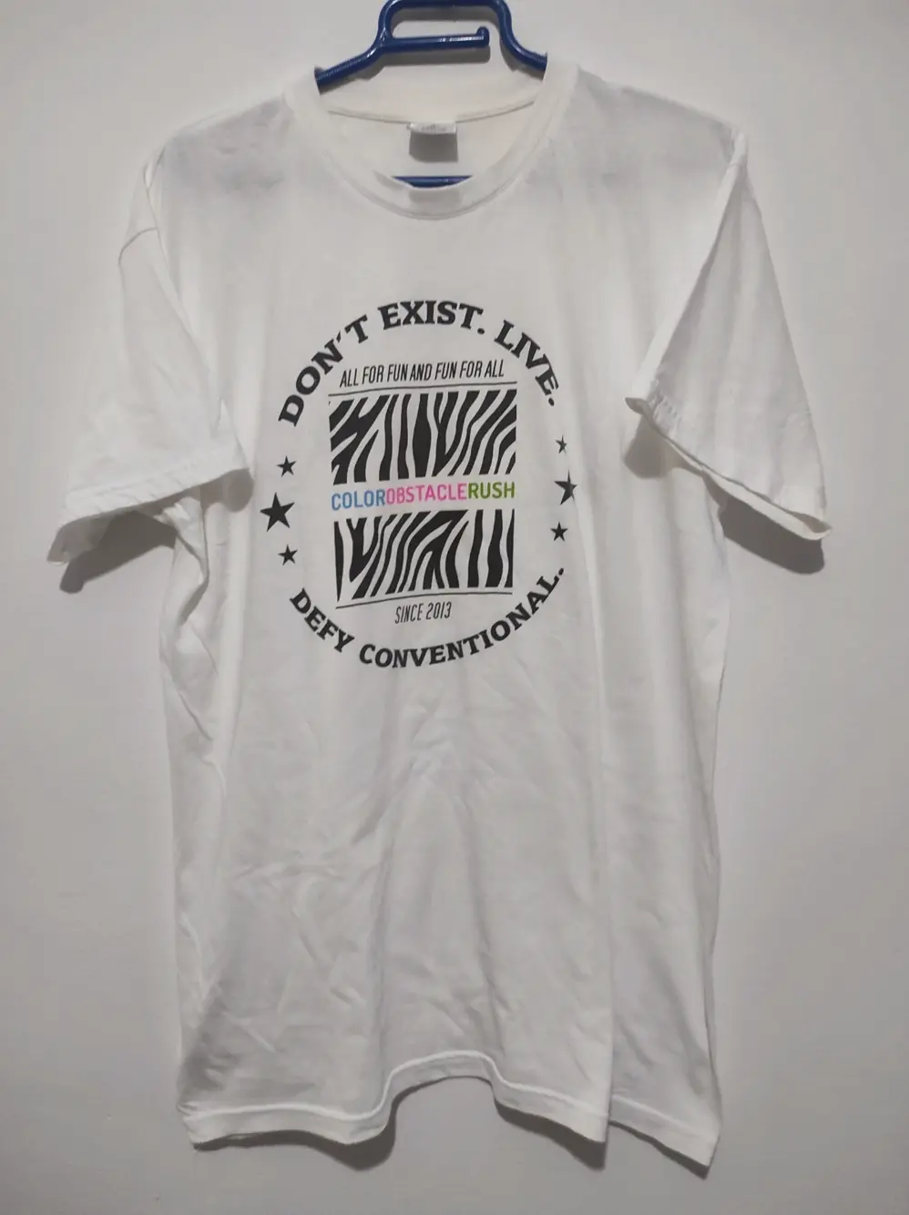 Camiseta color obstacle rush B&C talla M