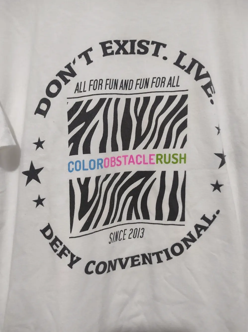 Camiseta color obstacle rush B&C talla M, foto 2