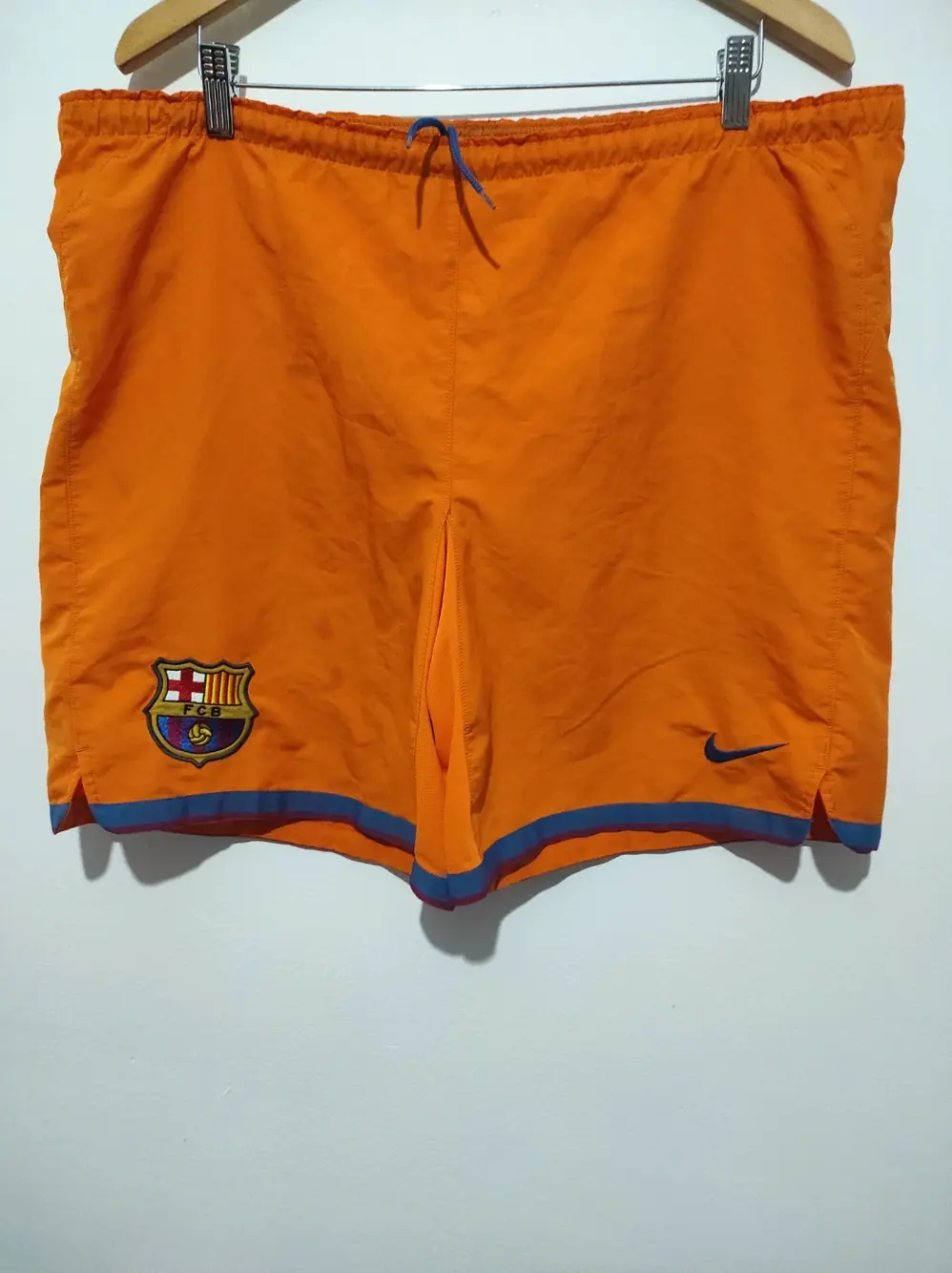 Pantalon corto short vintage Fc Barcelona Nike talla M pero es una 3xl