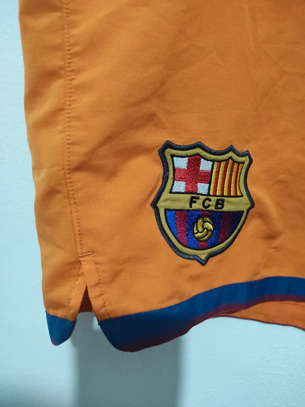 Pantalon corto short vintage Fc Barcelona Nike talla M pero es una 3xl, foto 2