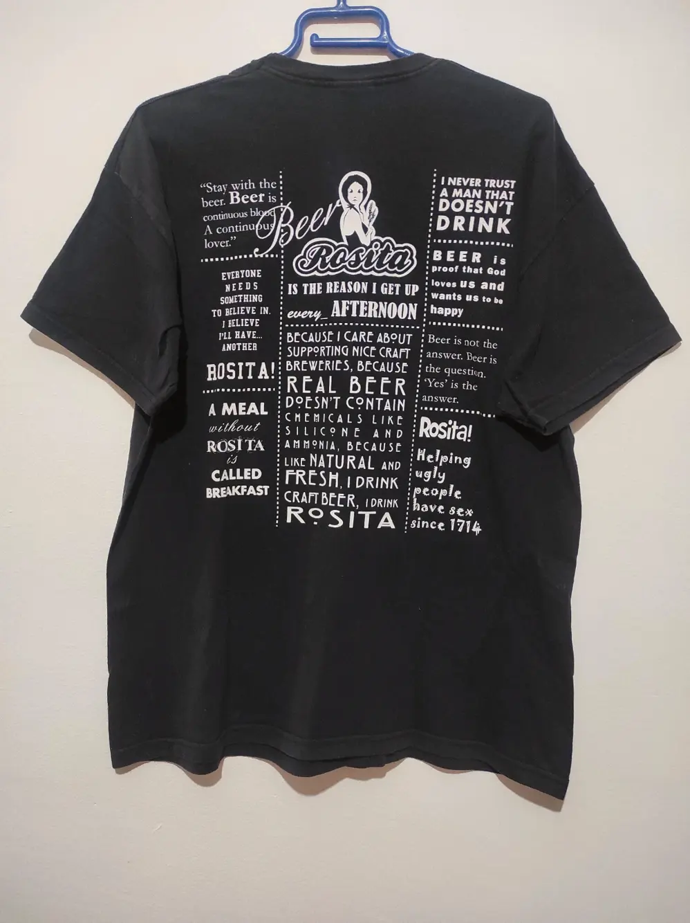 Camiseta vintage Cerveza Rosita talla L, foto 4