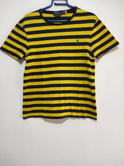 Camiseta a rayas manga corta Ralph Lauren talla M sirve para S