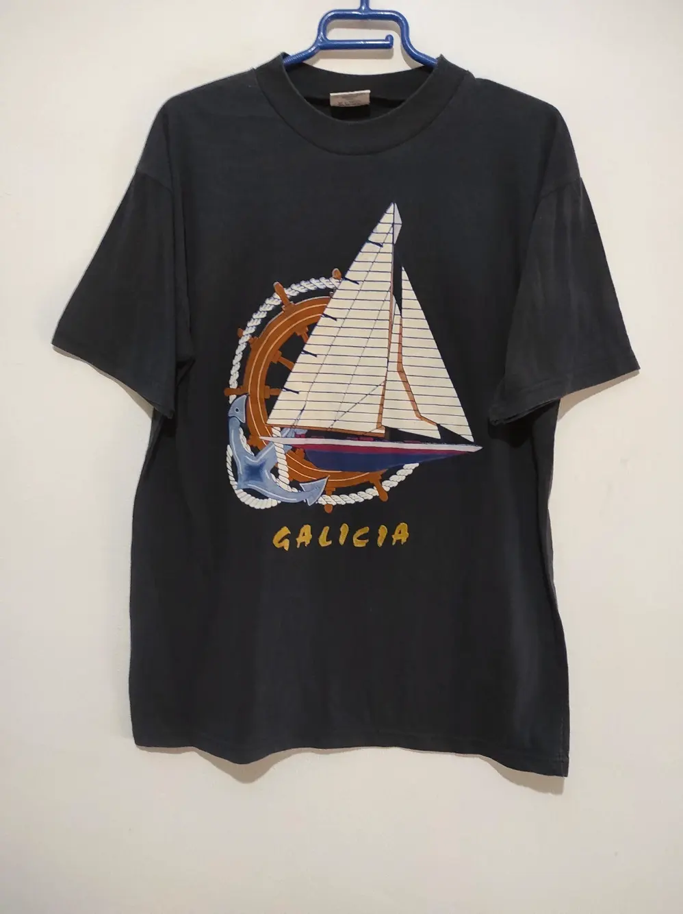 Camiseta vintage Galícia new impulse talla G sirve para M ver medidas