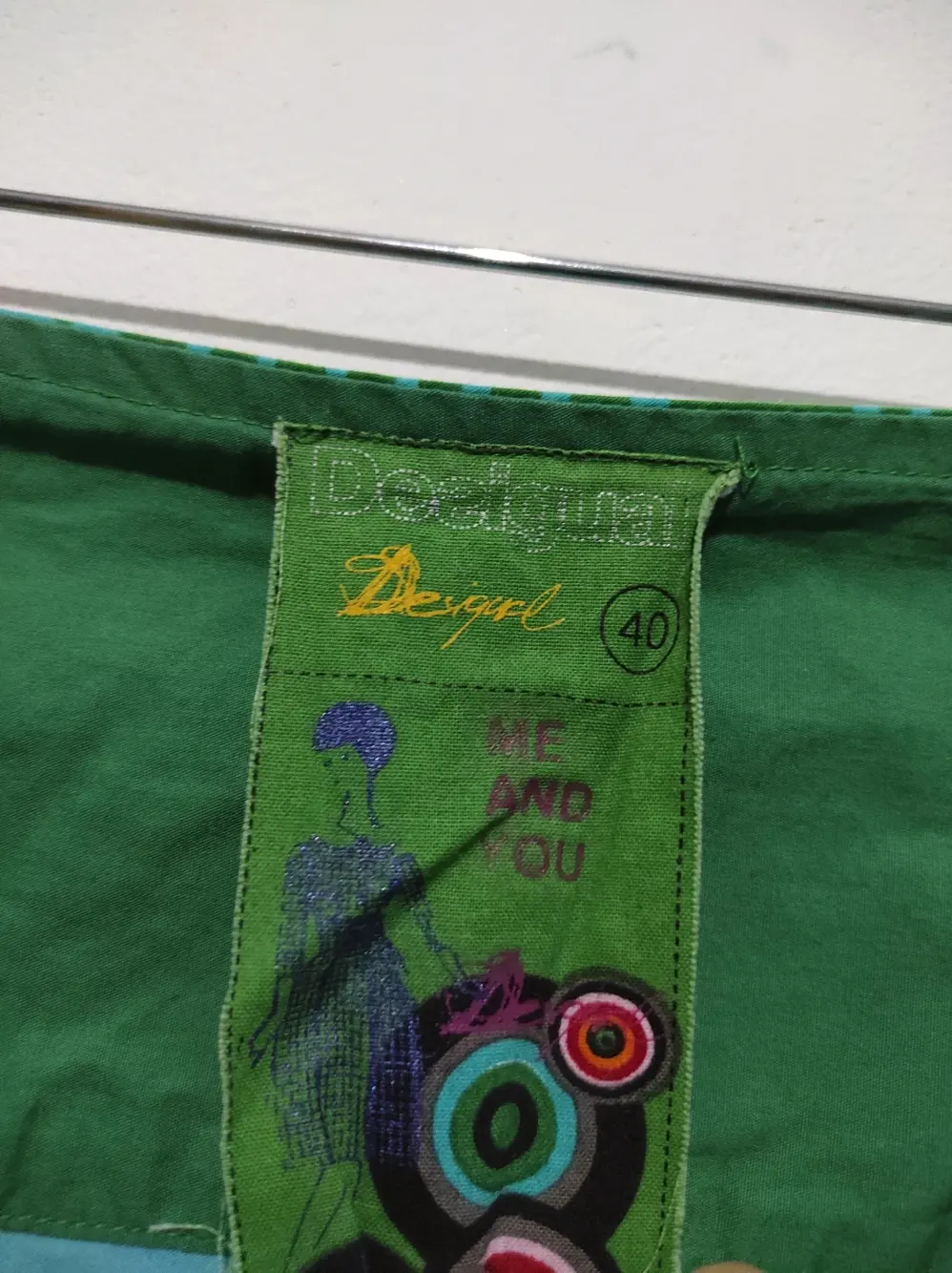 Falda acampada Desigual talla 40, foto 3