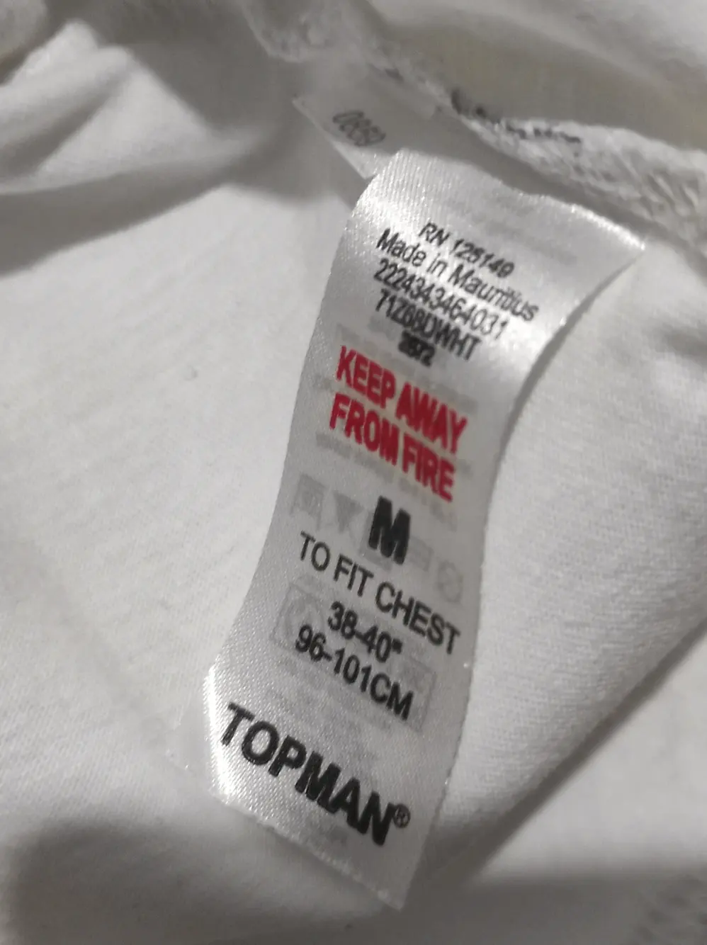 Camiseta bandera EUA topman talla M, foto 4