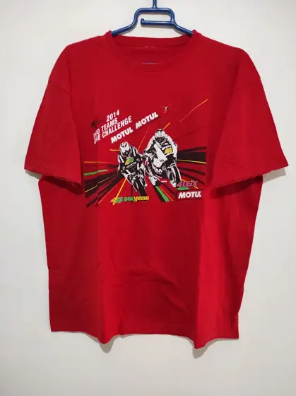 Camiseta two teams one Challenge Motul 44 Polyccio 41 leix talla L ver medidas