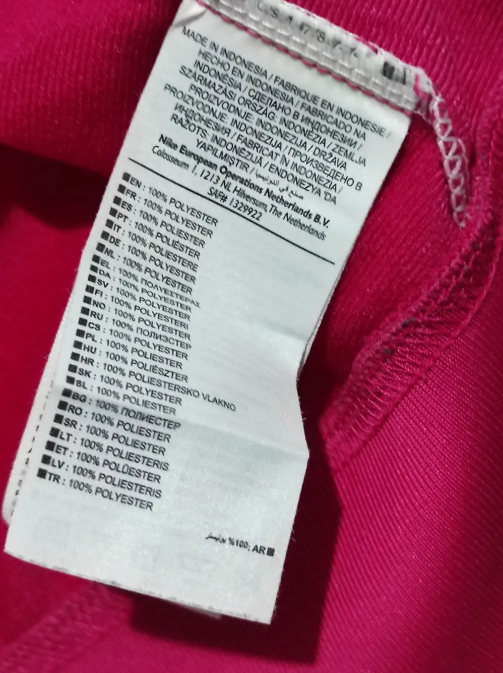 Sudadera con cremallera Nike talla M sirve para S ver medidas, foto 5