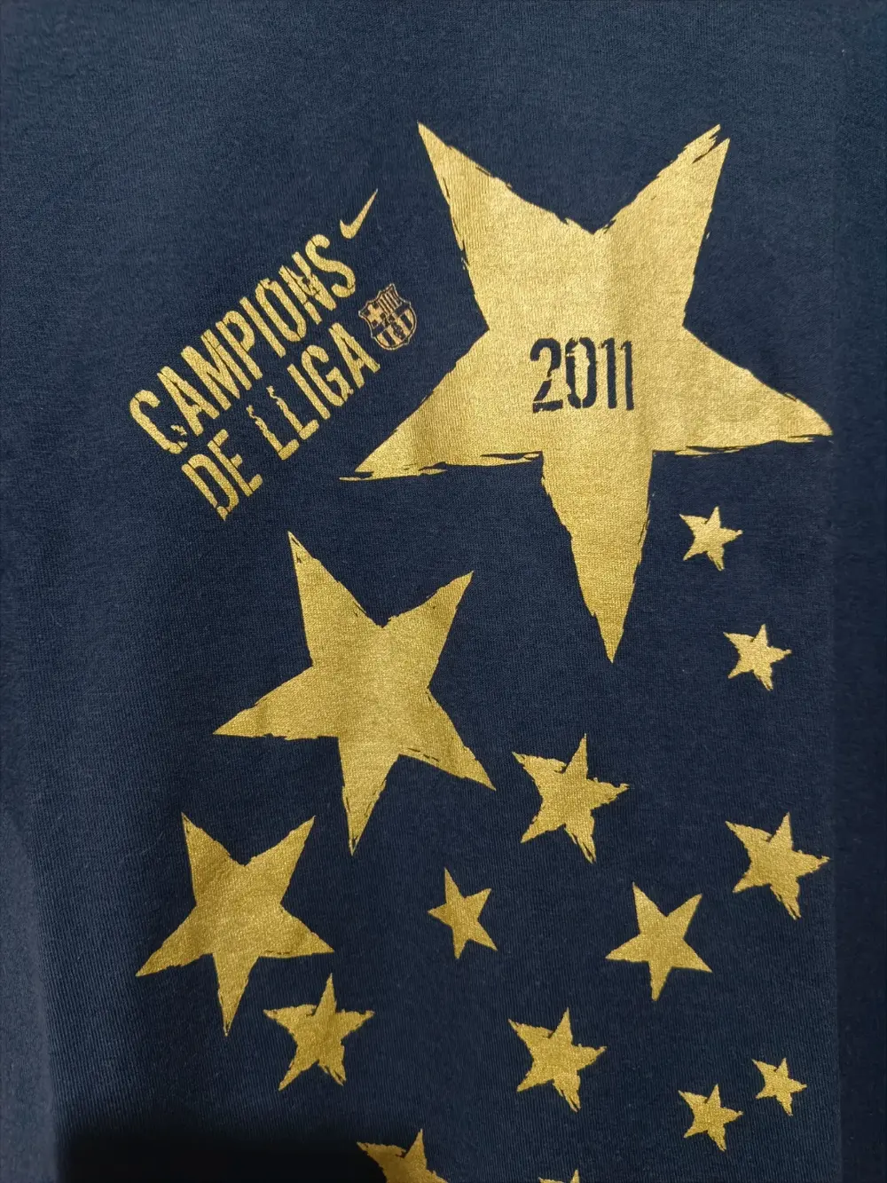 Camiseta FC Barcelona 2011 campeones de liga talla L, foto 2